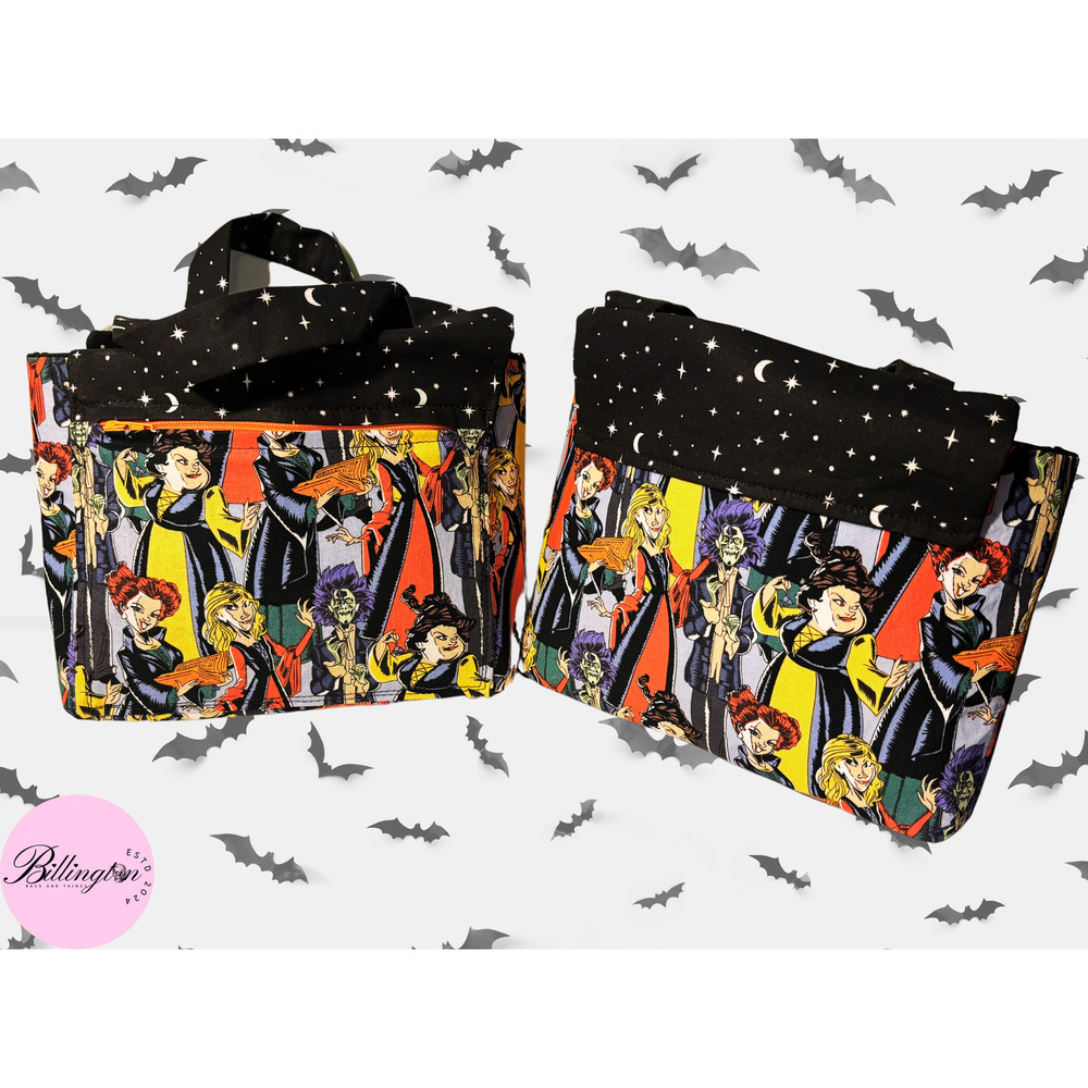 Mini Tote | Disney's Hocus Pocus Pattern / Celestial Black Lining